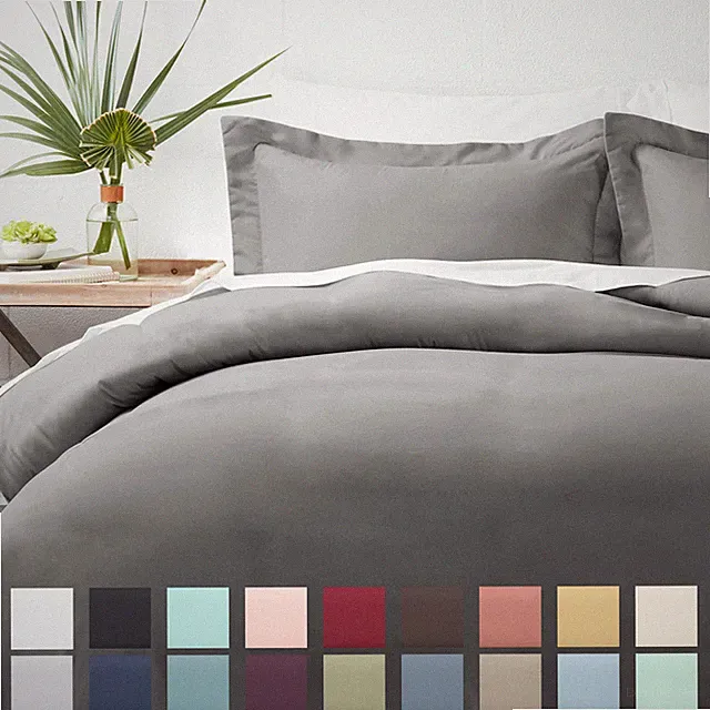 3PC Luxury Comfort Duvet Cover Set by Kaycie Gray in 15+ Fashionable Colors