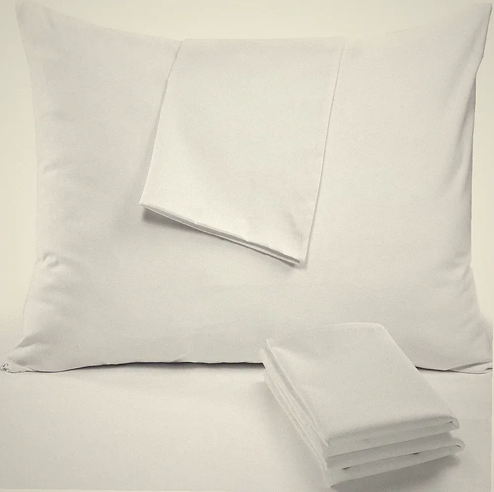 4 Pk Queen Sz Pillowcases 20x30 Microfiber Brushed Extra Soft X0033AXDJP
