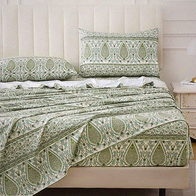 Anti-Pilling King Size Sheet Set, Soft Microfiber, Green