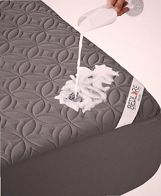 BEDLORE Waterproof Mattress Protector, Queen Size Mattress Pad Noiseless with De