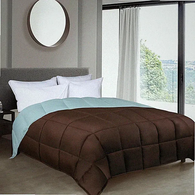Brushed Microfiber Comforter, down Alternative Bedding, Medium Weight, Soft Bed