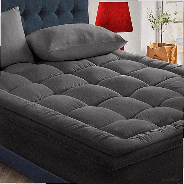 CYMULA Full XL Mattress Topper - Extra Thick Cooling XL, Grey