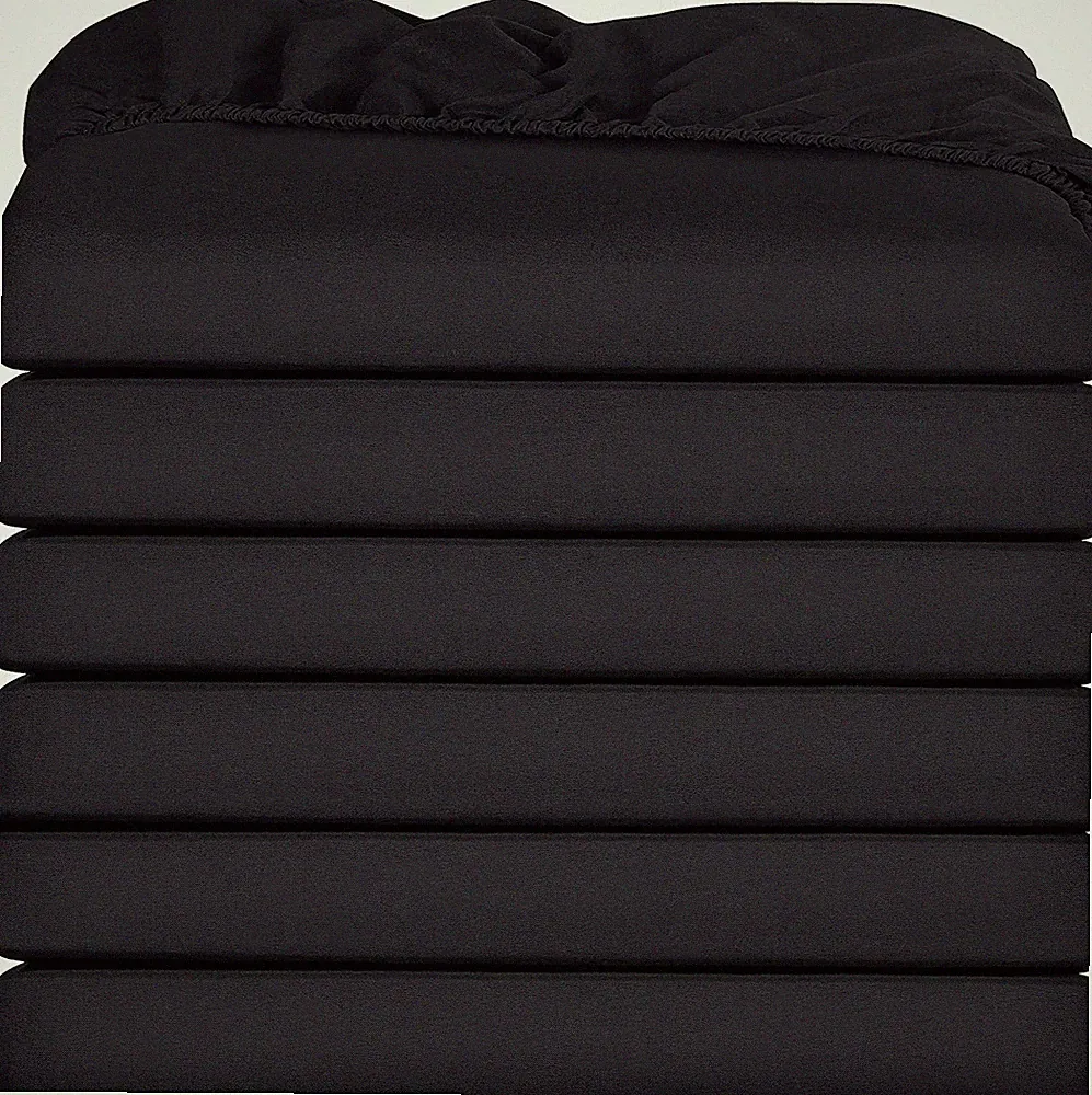 Pack of Fitted Sheets Microfiber Deep Pocket Brushed Velvety Utopia Bedding