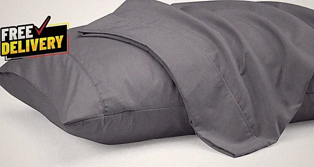 Pillow Cases Queen Size 2 Pack Soft Brushed Microfiber Envelope Closure.....