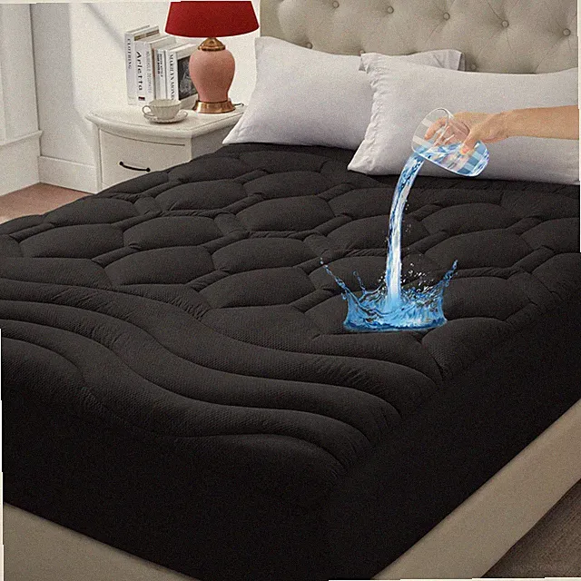 Queen Size Mattress Pad Waterproof, Pillow Top Cooling Mattress Topper Cover,...