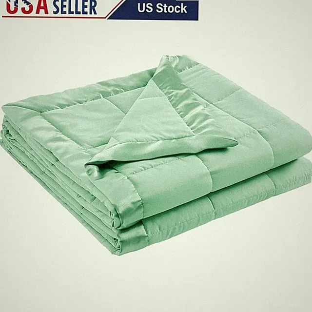 Satin Trim Blanket Full Queen Size Lightweight Soft Comfortable Home Essential