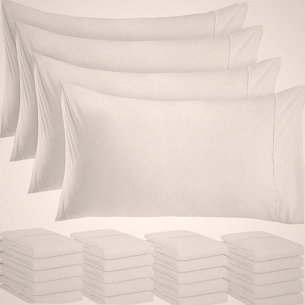 Utopia Bedding Pillow Cases Queen Size 24-Pack – Soft Brushed Microfiber &